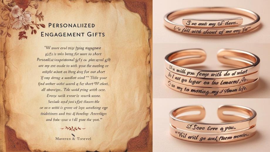 regalos de compromiso con frases