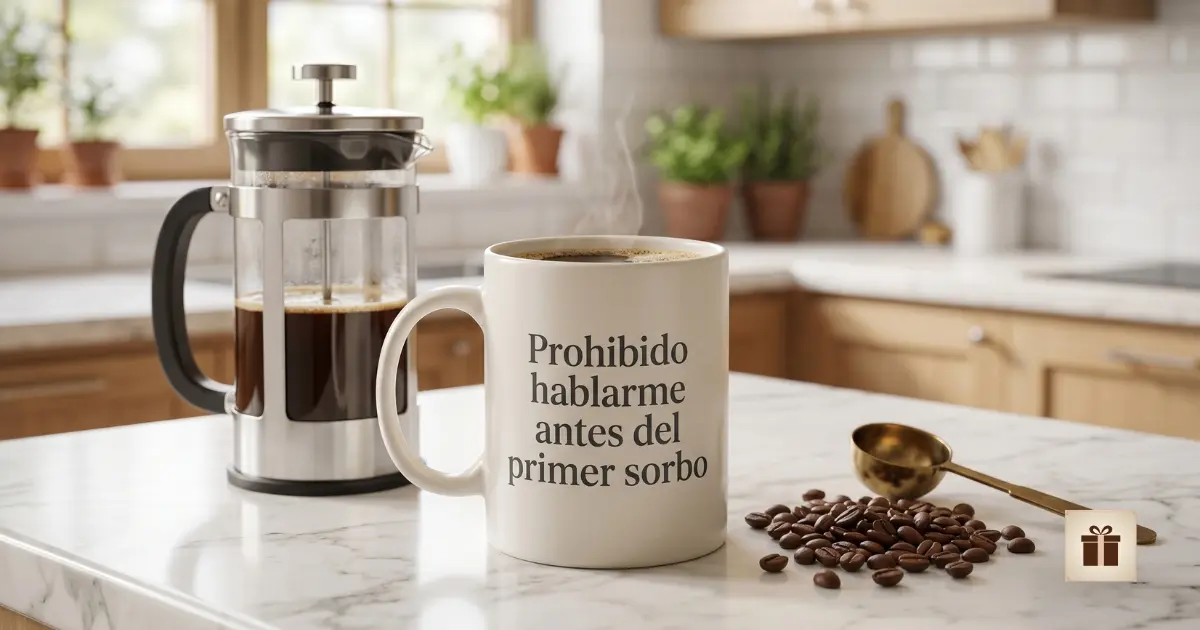Encuentra la frase perfecta para tu taza Taza de cerámica mate con frase