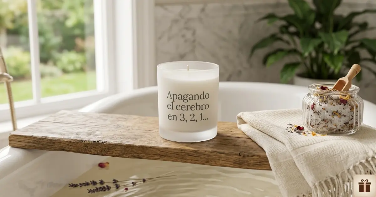 Encuentra la frase perfecta para tus velas Vela de cristal esmerilado con frase