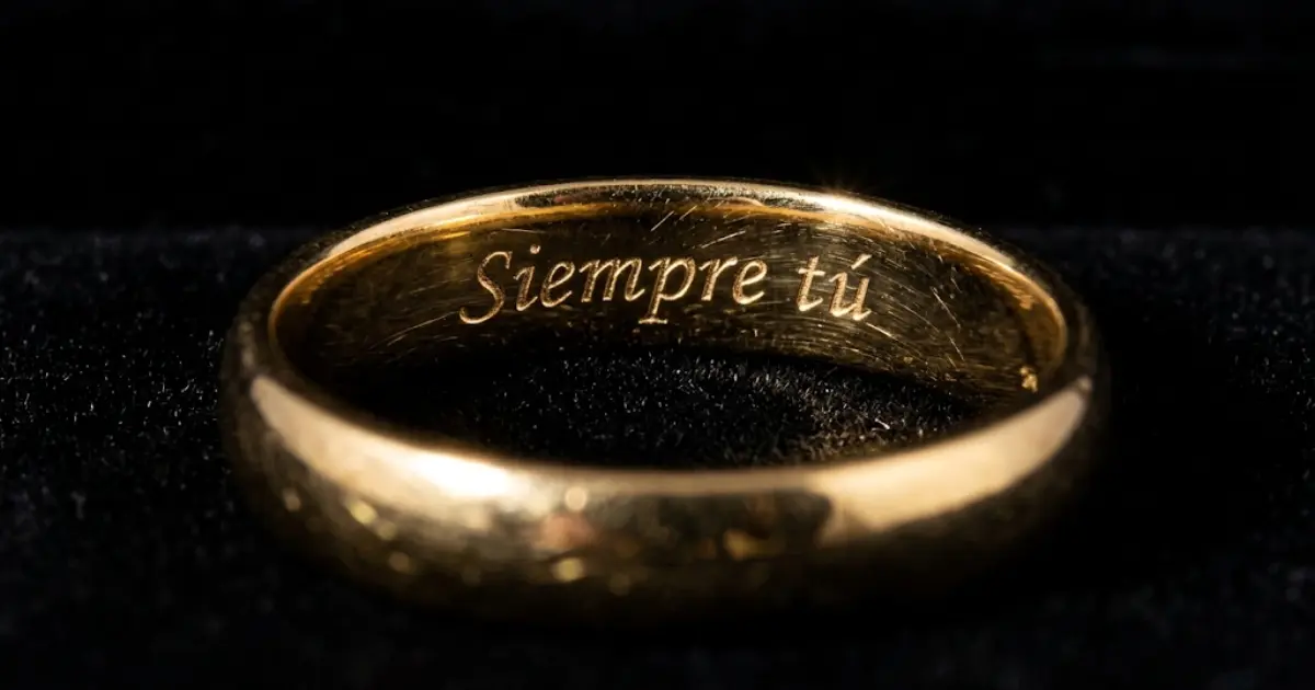 Frases para grabar en un anillo