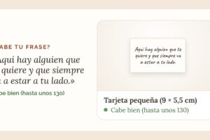 Frases para tarjetas