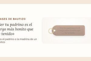 Frases para regalo de bautizo: hoy y mañana