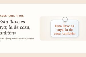 Regalos con frases para hijos: cuando crecen