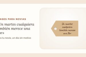Regalos con frases para novias: cada mes cuenta