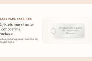 Regalos con frases para padrinos: darles las gracias