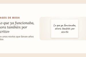 Frases para regalo de boda: tarjeta y sobre