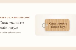 Frases de inauguración: casa nueva y negocio
