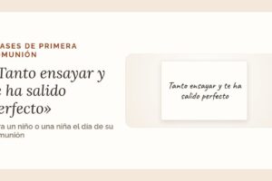 Frases para regalo de comunión: sin sermones