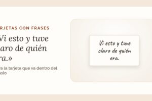 Tarjetas con frases bonitas para cada regalo